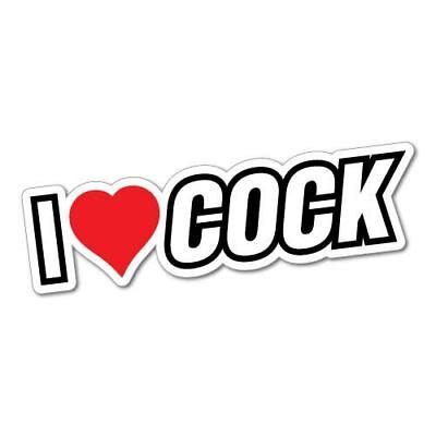 i love cock sticker|I Love Dick Sticker .